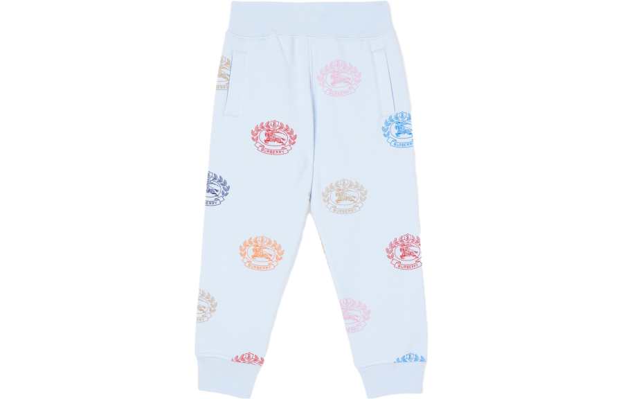 Burberry Kids' Burberry Knitted Sweatpants SS23 Light Blue
