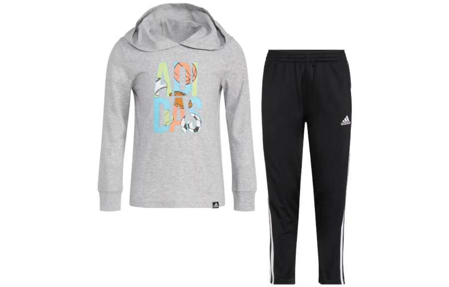 Adidas Adidas Kids Casual Sportswear Hooded Moderate