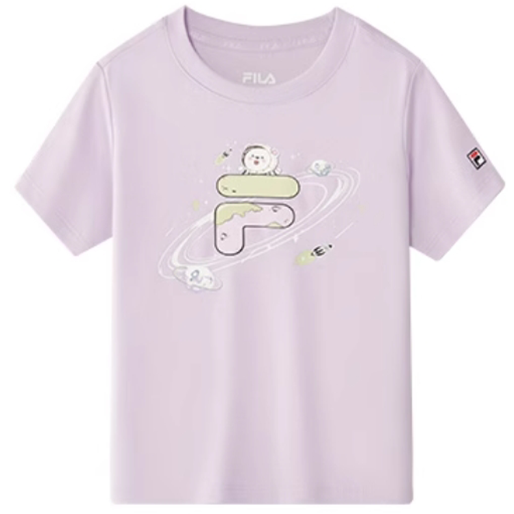 FILA KIDS T Shirt Cloud Robe Purple Teenagers