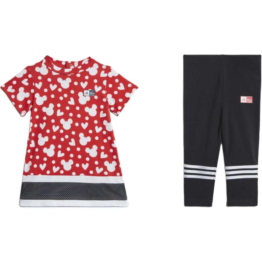 Adidas Adidas x Disney Casual Sportswear Red/White/Black Infant And Toddler