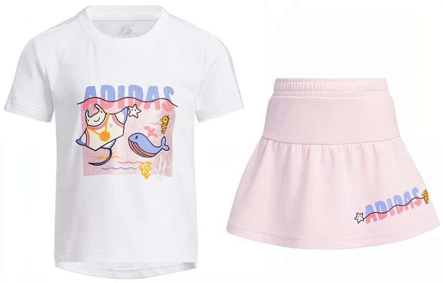 Adidas Adidas Kids Matching Sets White+Pink Kids'