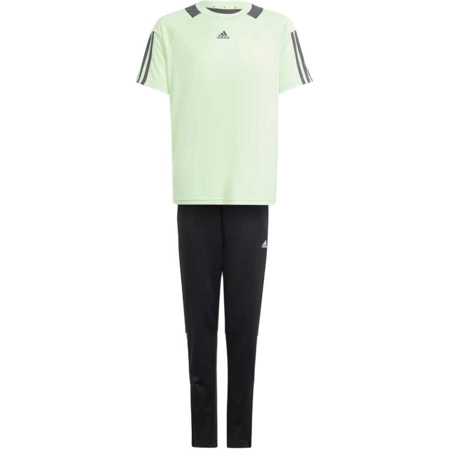 Adidas Adidas Casual Sportswear SportswearAEROREADY SS25 2 Piece Set Semi Green Spark/Gray Six Kids'