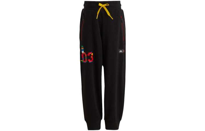 Adidas Adidas Knitted Sweatpants Adidas X LEGO Collaboration Collection Black/Red Kids'