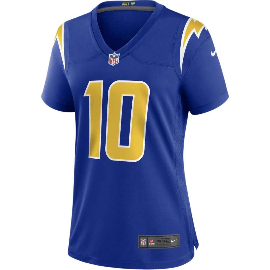 Nike Nike x NFL Los Angeles Chargers Justin Herbert Soccer Jersey Women's Royal Blue