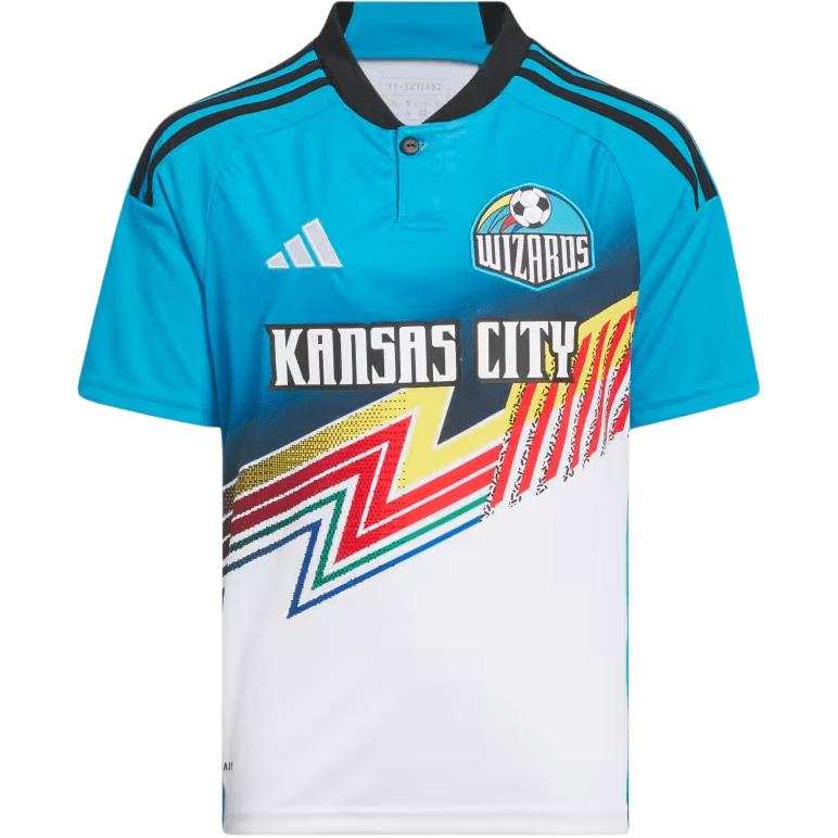 Adidas Adidas T Shirt Sporting Kansas City Blue Teenagers