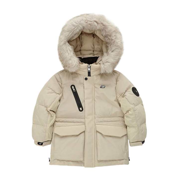 New Balance New Balance Down Jacket NEWKIMO BRIGHT Beige Children Aged 3 7 Years Old