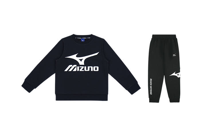 Mizuno Kids Casual Sportswear Crew Neck Moderate