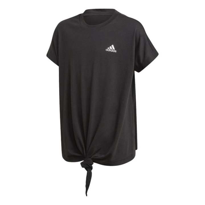 Adidas Adidas Dance T Shirt Black/Silver Metallic Children Aged 3 7 Years Old