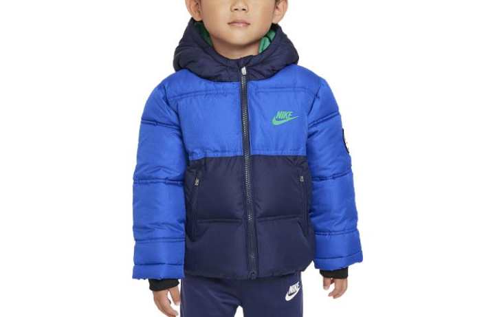Nike Nike Kids' Apparel Colorblock Puffer Infant And Toddler Coat Baby Blue