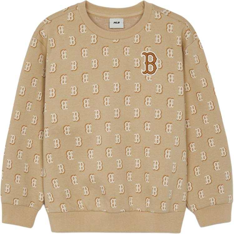 MLB MLB Sweatshirt Basic Boston Red Sox FW24 Beige Yellow Kids'