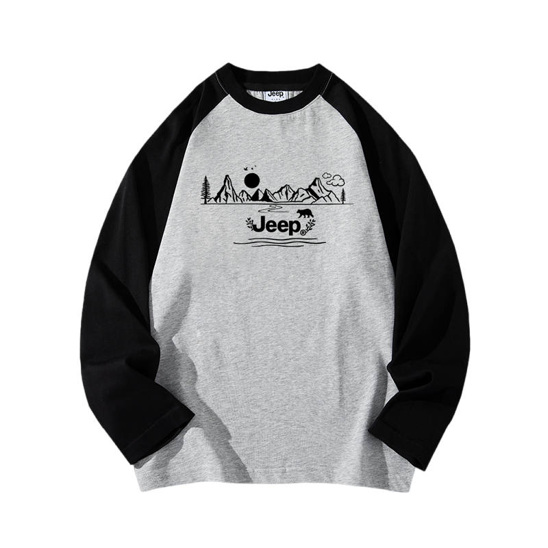 Jeep Grade School T Shirts Crew Neck Moderate