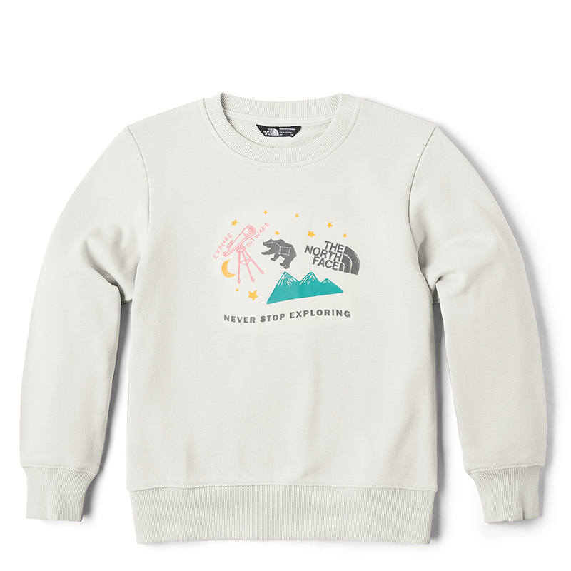 THE NORTH FACE Sweatshirt Dune White Teenagers