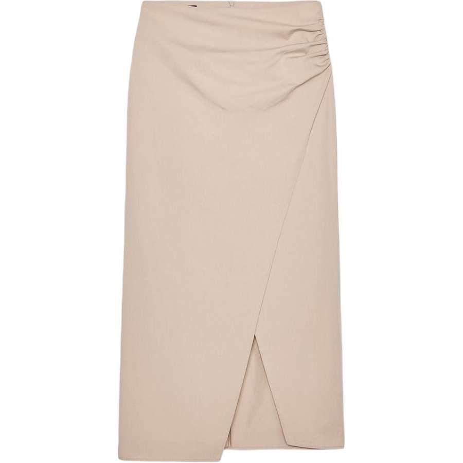 ZARA Casual Long Skirt Women's Tan
