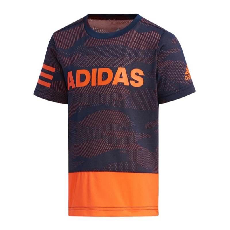 Adidas Adidas T Shirt Orange Children Aged 3 7 Years Old