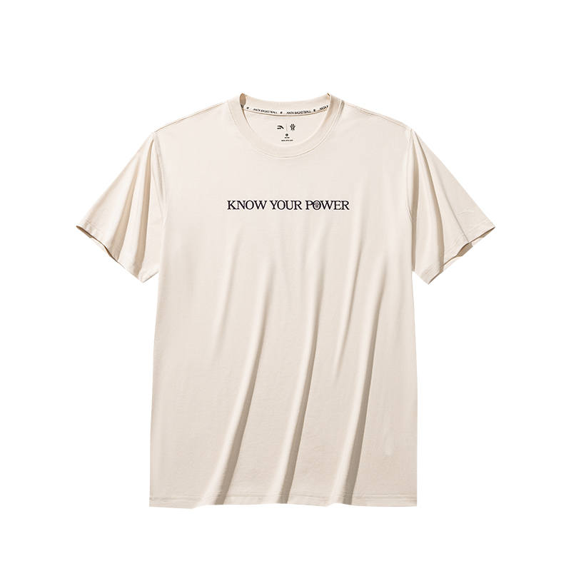 Anta Irving Collection Basketball Collection T Shirt Unisex Mud Gray