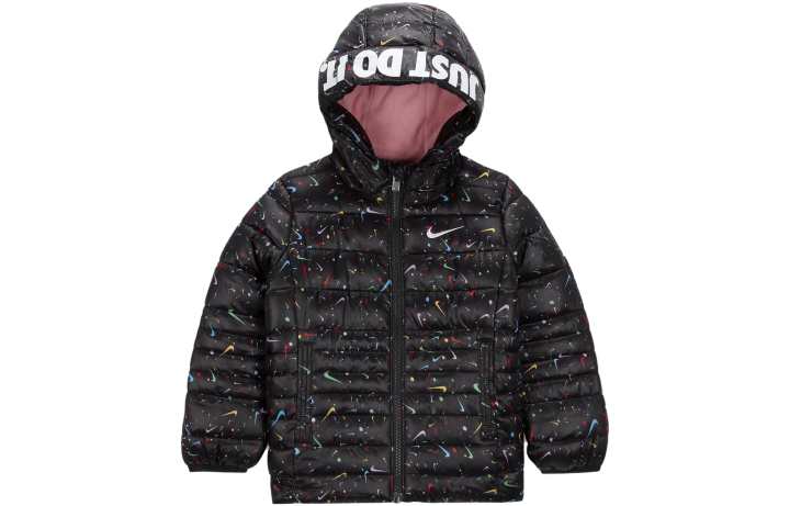 Nike Nike Kids' Top Toddler Full Zip Puffer Jacket Black Infant And Toddler
