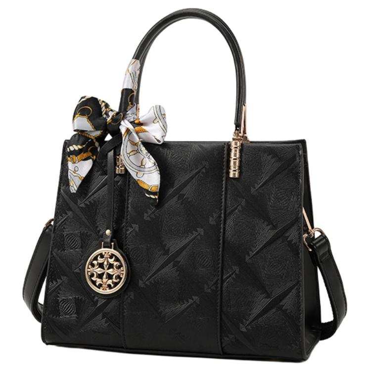 PAYOT PAYOT Microfiber Synthetic Leather Handbag Regular Women's Black