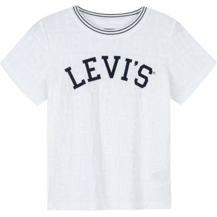 Levis T Shirt Bright White Children Aged 3 7 Years Old