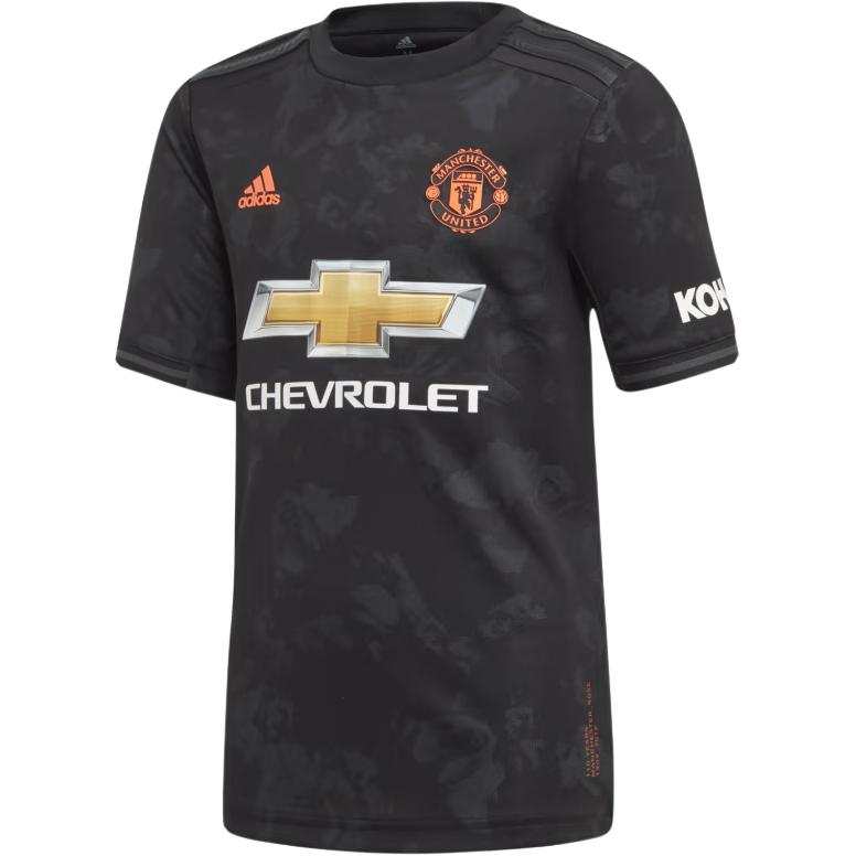 Adidas Adidas Manchester United F.C T Shirt Black Teenagers