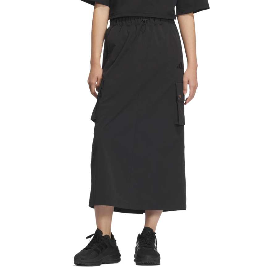Adidas Adidas Luxflow Casual Long Skirt Women's Black