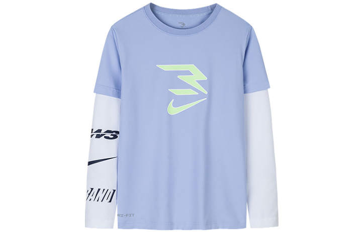 Nike Nike 3Brand T Shirt Light Marine Blue Teenagers