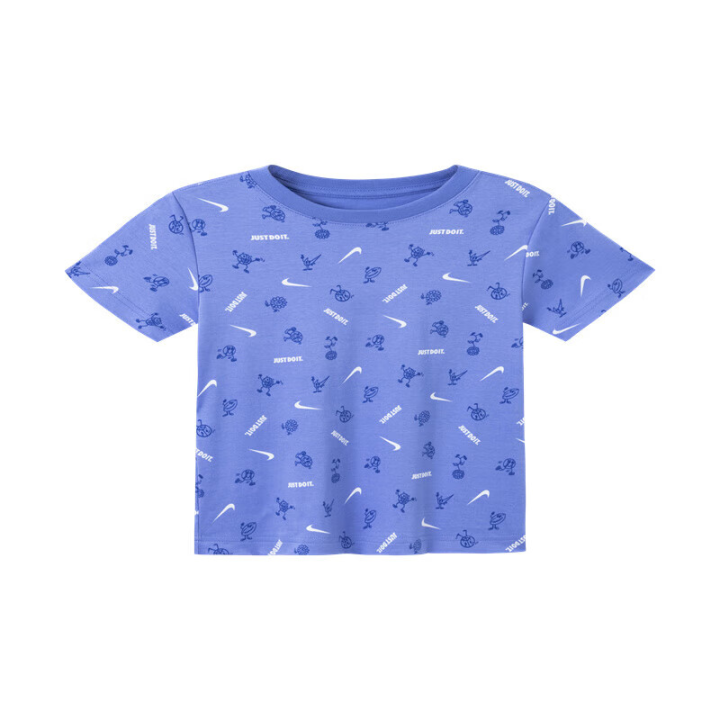 Nike Nike T Shirt Blue Purple Children Aged 3 7 Years Old