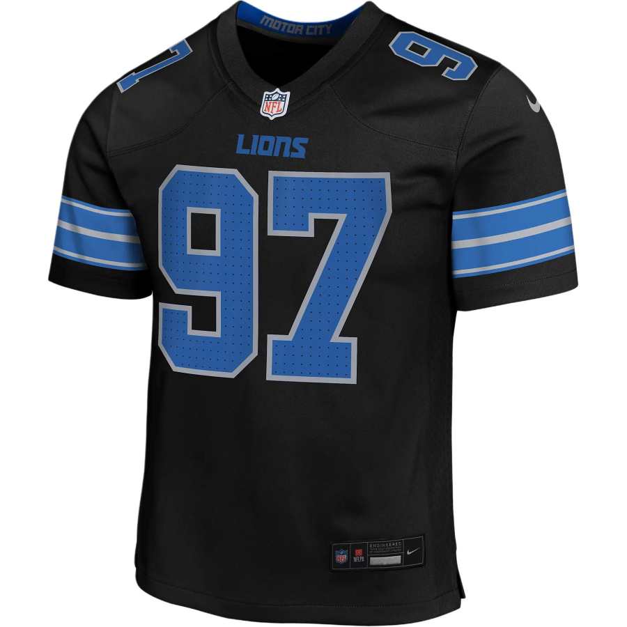 Nike Nike NFLDetroit Lions T Shirt Black Teenagers