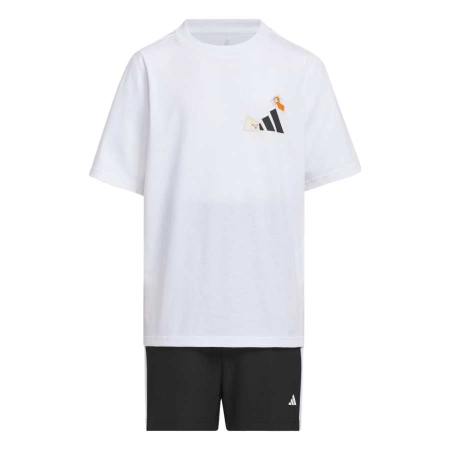 Adidas Adidas Casual Sportswear White Black Children Aged 3 7 Years Old