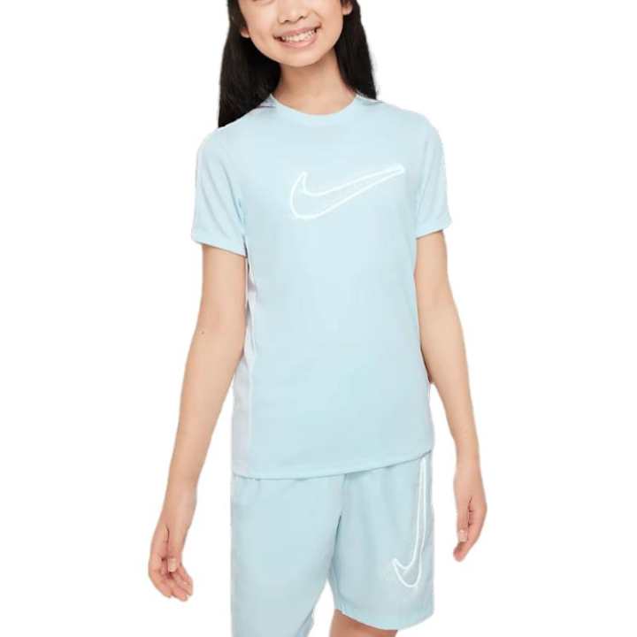 Nike Nike T Shirt Glacier Blue/White/White Kids'