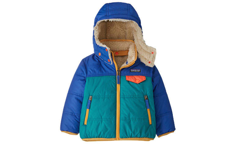 Patagonia Kids' Top Reversible Tribbles Hoody Infant And Toddler