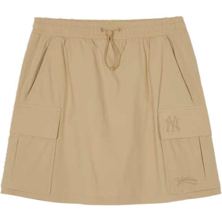 MLB New York Yankees Cargo Short Skirts Women's Khaki