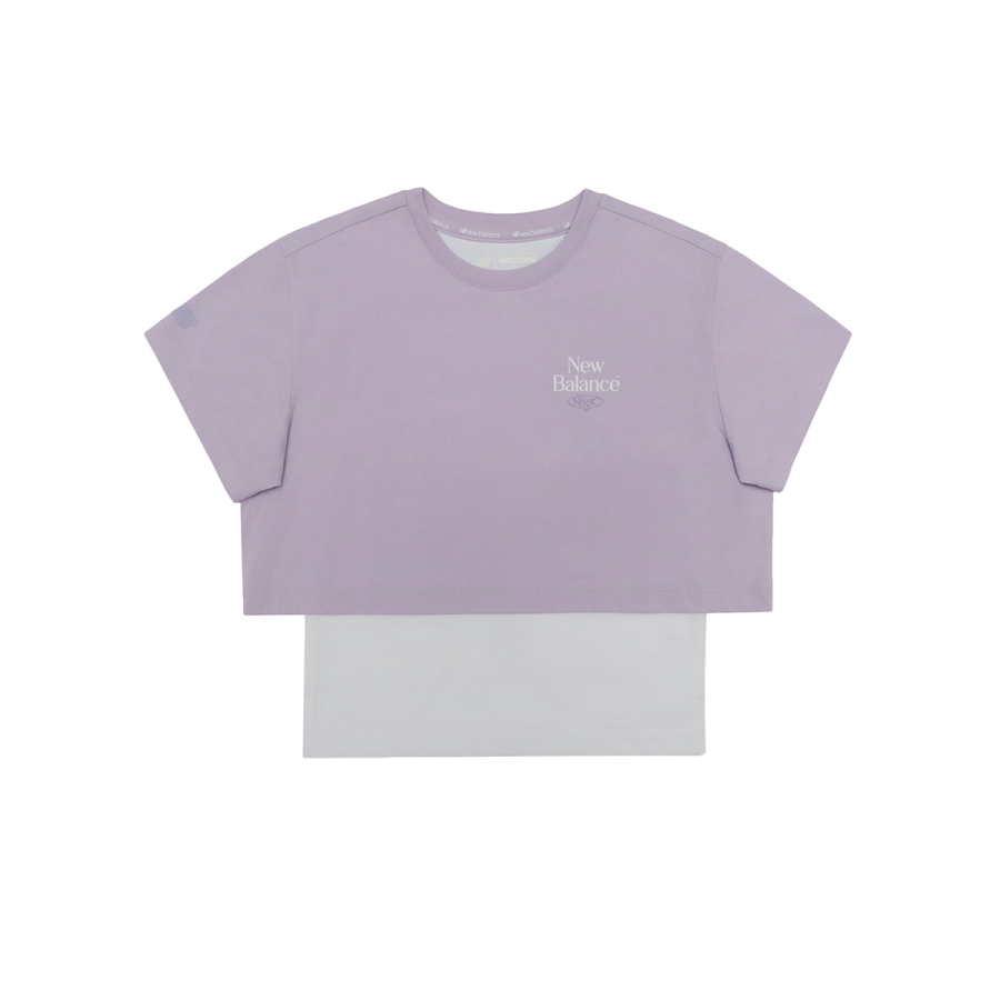 New Balance New Balance T Shirt Light Purple Children Aged 3 7 Years Old
