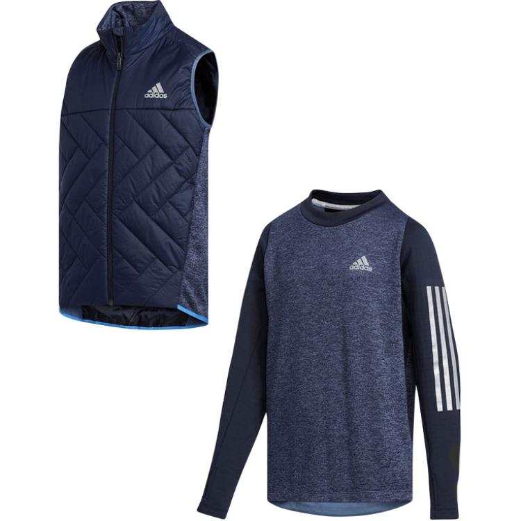 Adidas Adidas Casual Sportswear Blue Black Children Aged 3 7 Years Old