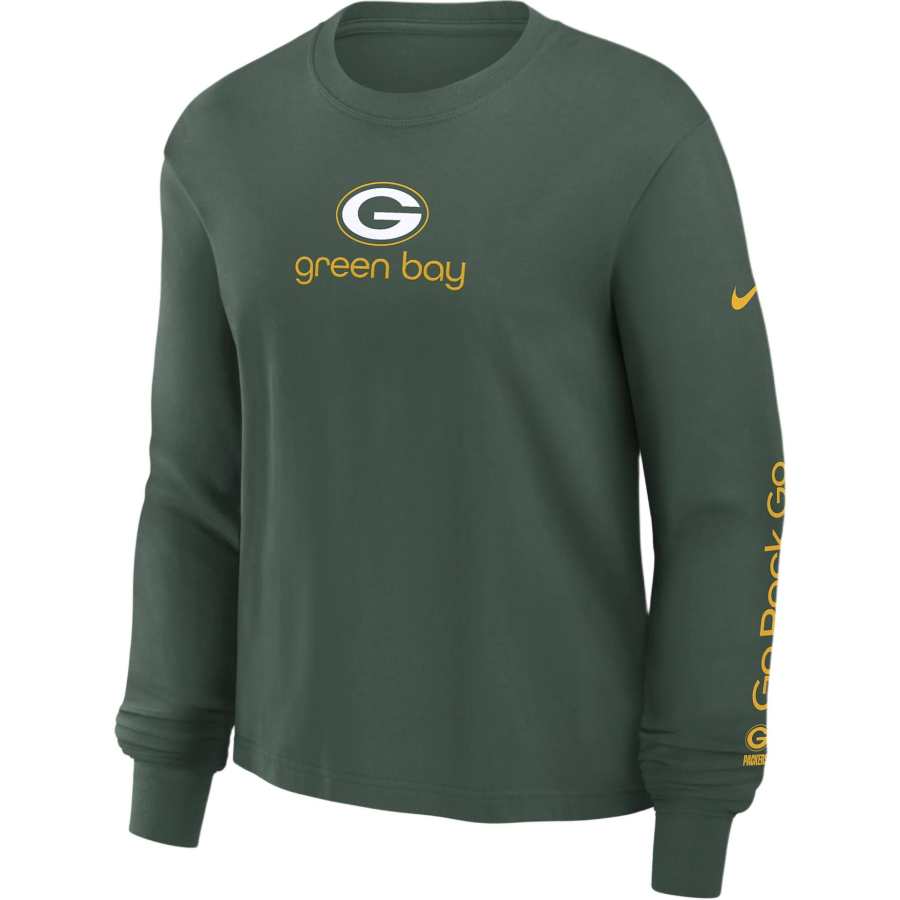 Nike Nike Green Bay Packers Boxy Women's Nike Nfl Long Sleeve T Shirt