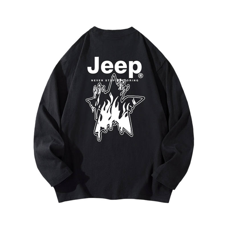 Jeep Grade School T Shirts Crew Neck Moderate