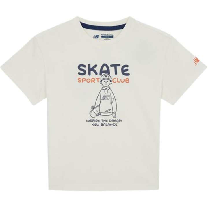 New Balance New Balance Pre School T Shirts Crew Neck Moderate