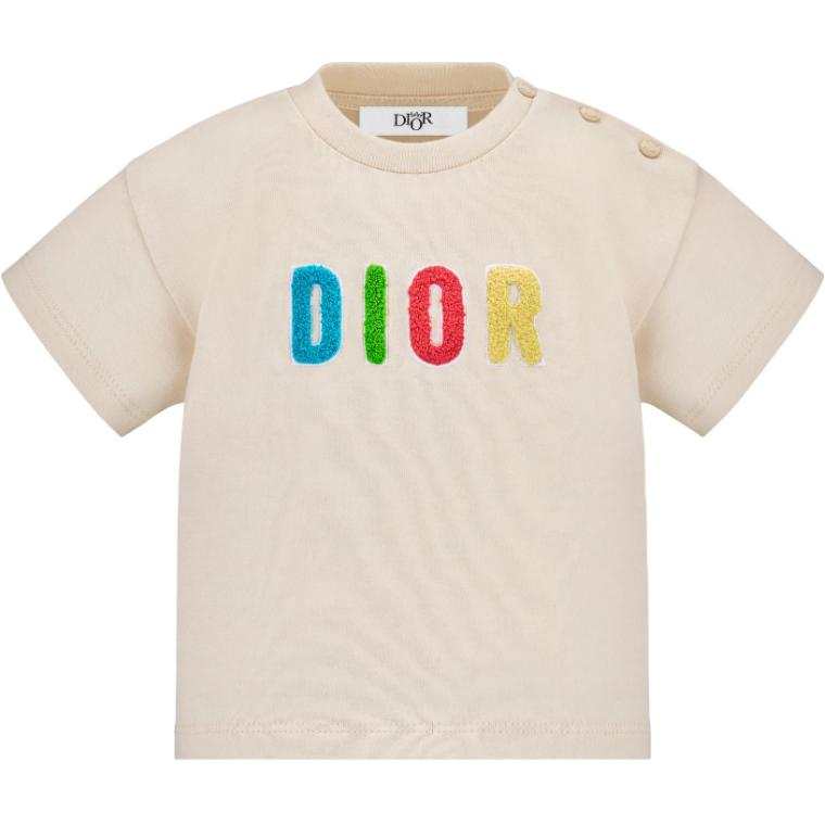 DIOR T Shirt Light Umber Infant And Toddler