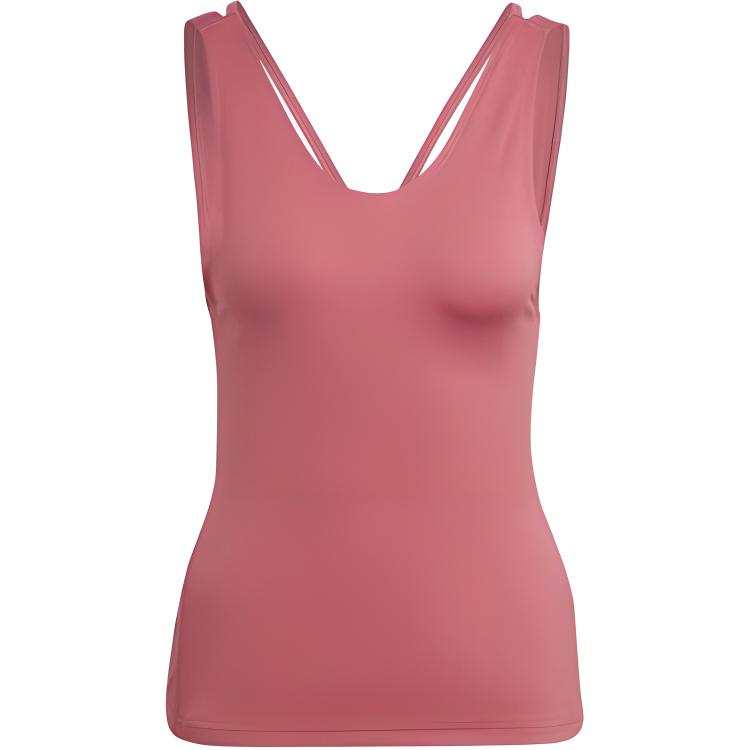 Adidas Adidas YOGA STUDIO TANK TOP Sport Vests Women's Pink Stratum