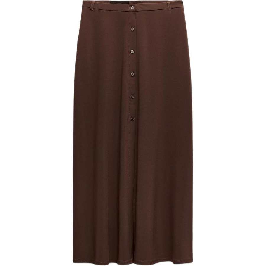 ZARA Casual Long Skirt Women's Brown