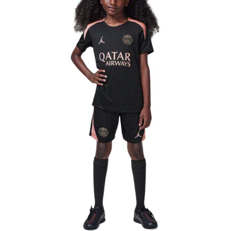 Jordan Jordan Paris Saint GermainDri FIT Football T Shirt FW24 Strike Third Black Teenagers