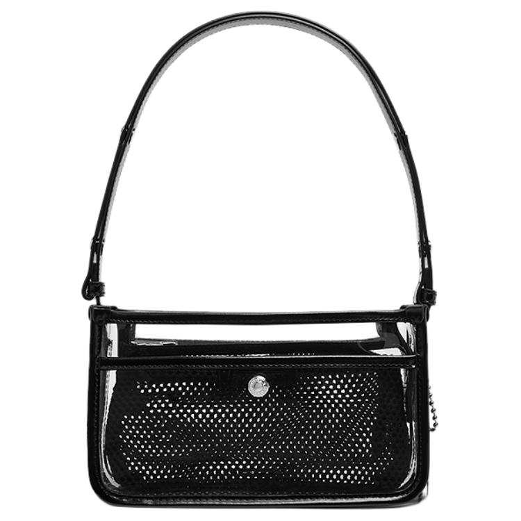 CHARLES&KEITH Pu Crossbody Bag, Shoulder Bag Small Women's Clear Transparent/Bubble Gum Pink Bubble Gum Pink
