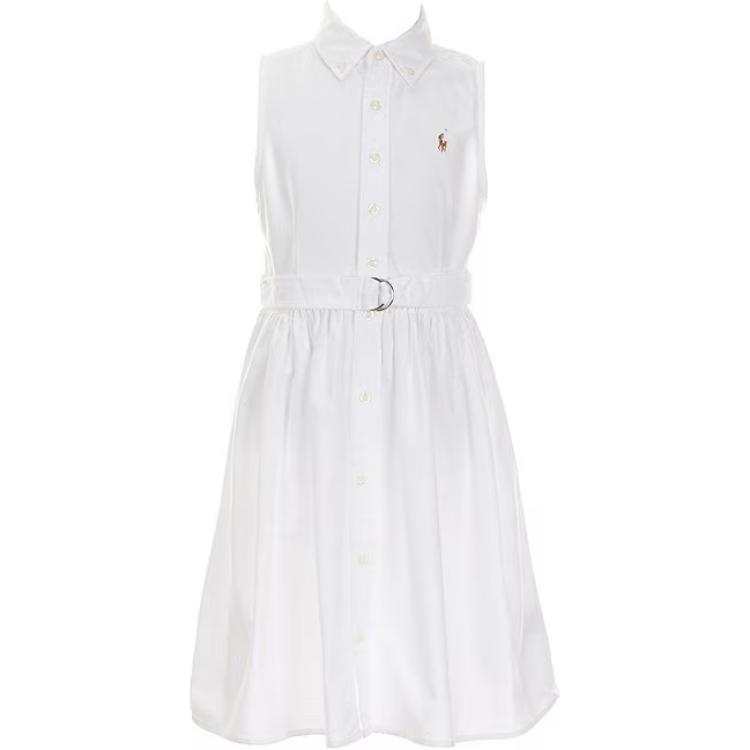 Polo Ralph Lauren Dress Slim Fit White Teenagers