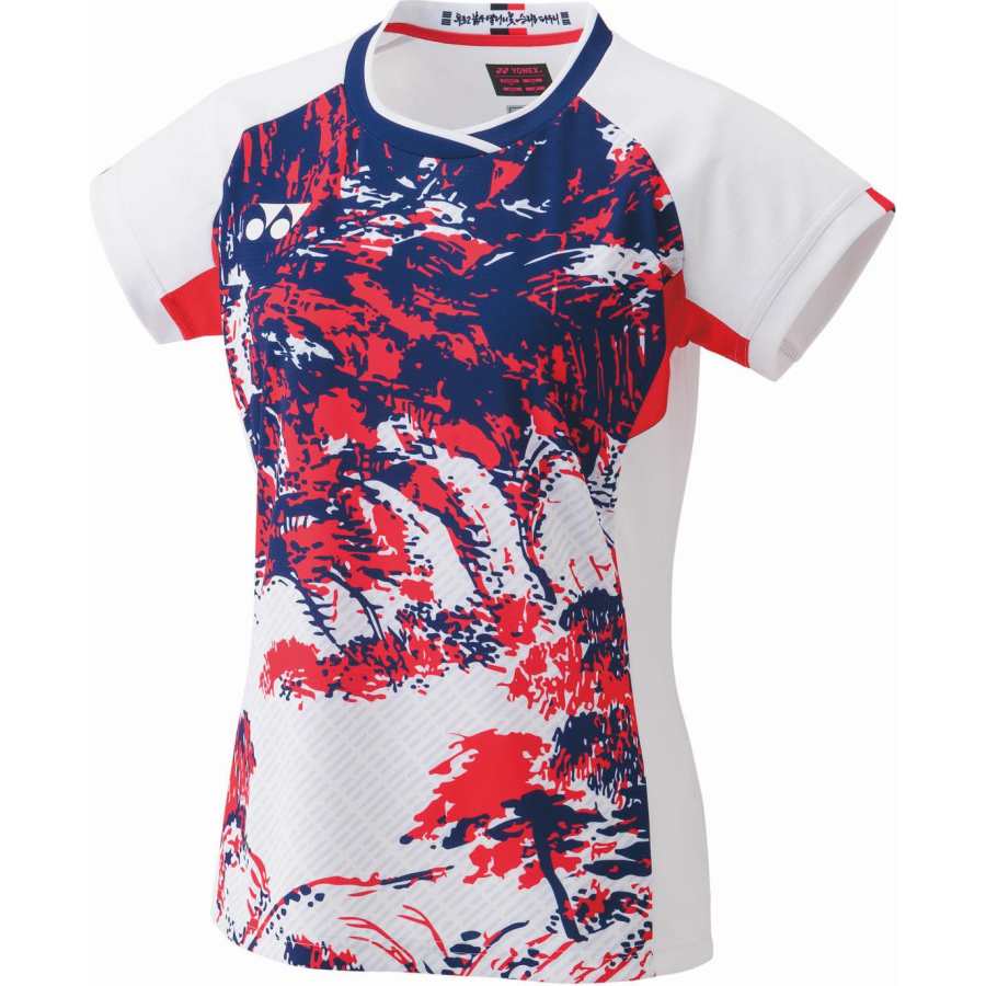 YONEX Badminton Olympic Collection SS24 Badminton Jersey Women's White