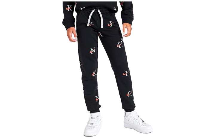Nike Nike Knitted Sweatpants Black/Orange Kids'