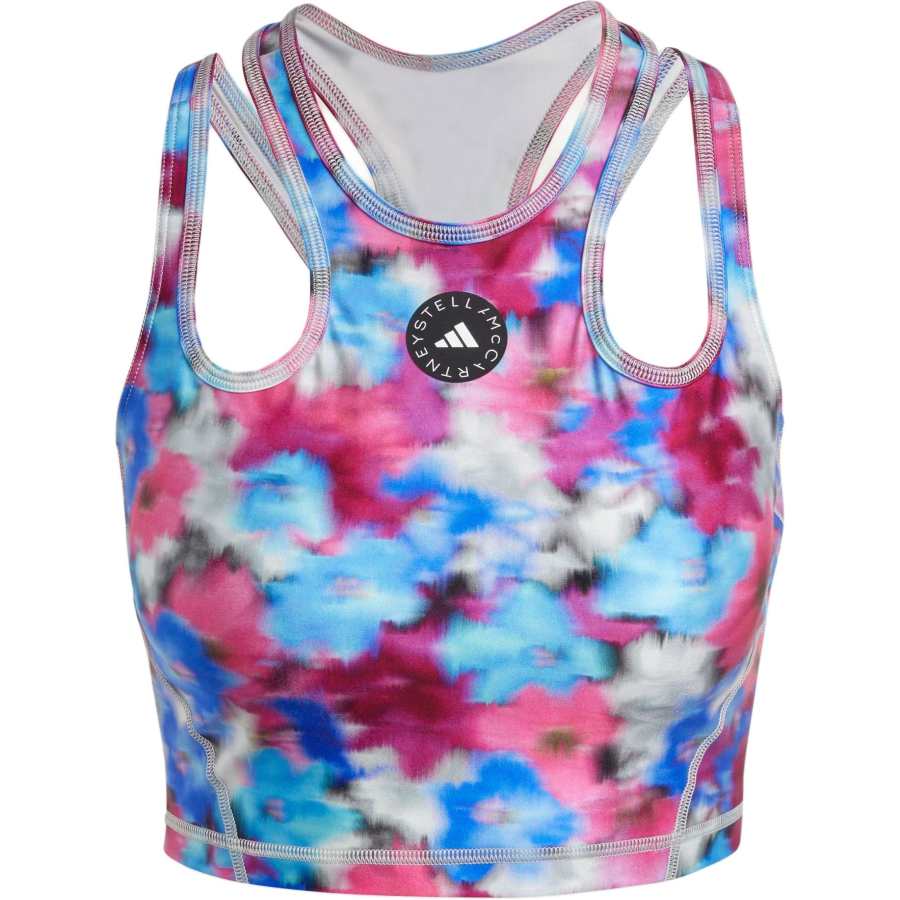 Adidas Adidas cut-out floral print sports bra