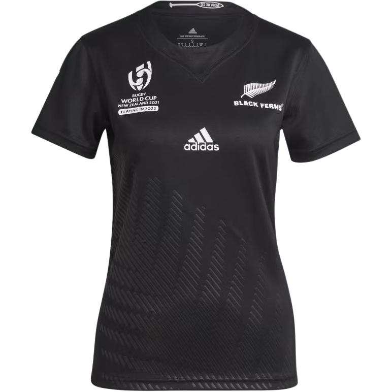Adidas Adidas TerrexOther BLACK FERNS RUGBY WORLD CUP HOME JERSEY Rugby Jersey Women's Black