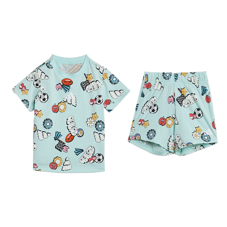 Adidas Adidas Baby Casual Sportswear Crew Neck Moderate