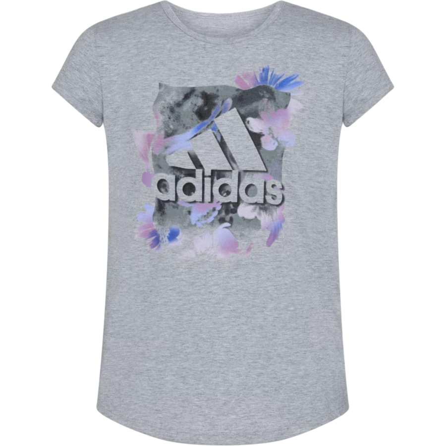 Adidas Adidas Sportswear T Shirt ESS HTR F24 Medium Gray Teenagers