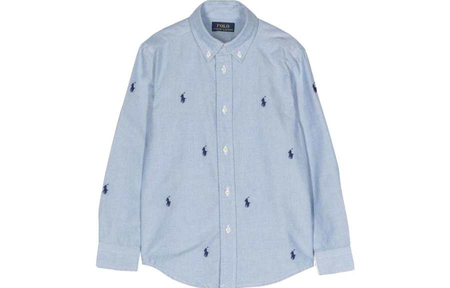 Polo Ralph Lauren Shirt Autumn Summer Spring Kids' Blue