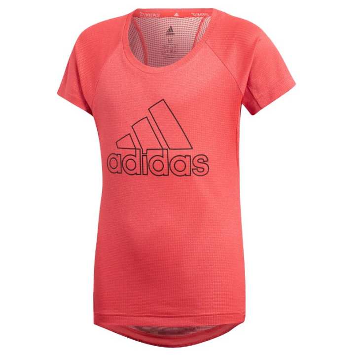 Adidas Adidas T Shirt Bright Pink Red Teenagers